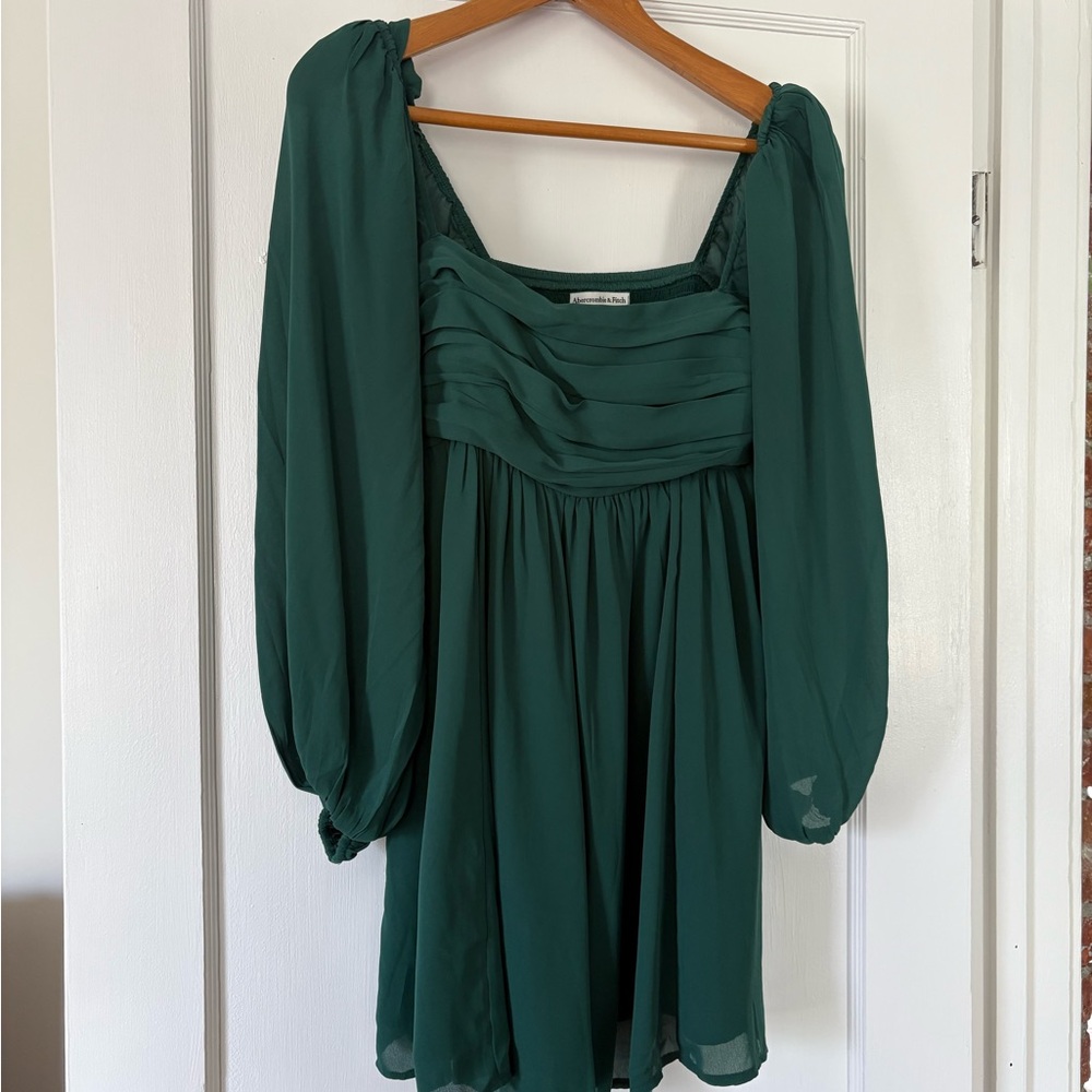 Abercrombie & Fitch Emerson balloon sleeve mini dress